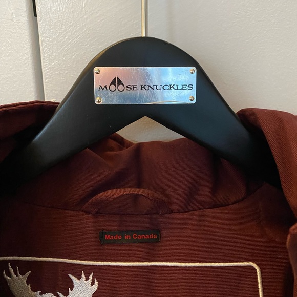 Moose Knuckles Burgundy Parka - Picture 8 of 10